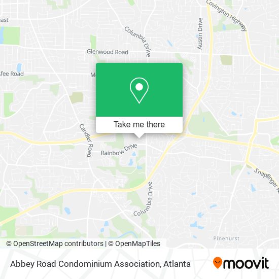 Abbey Road Condominium Association map