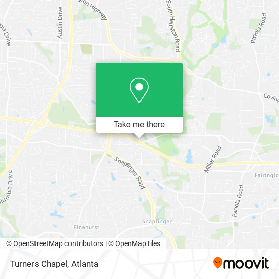 Turners Chapel map