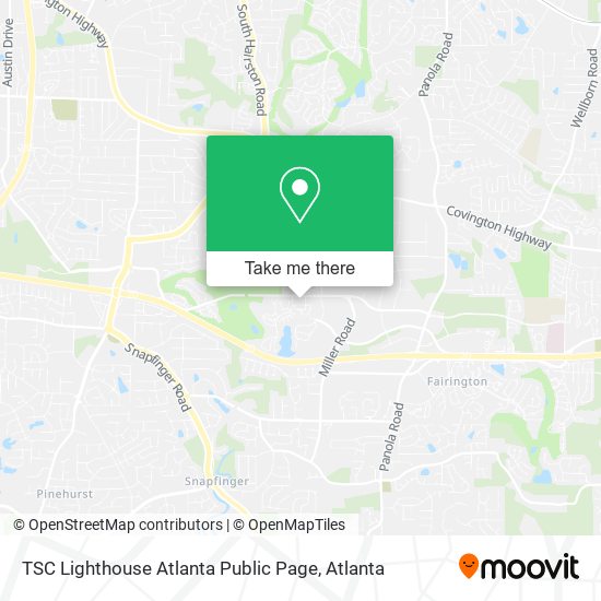 Mapa de TSC Lighthouse Atlanta Public Page