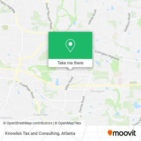 Knowles Tax and Consulting map
