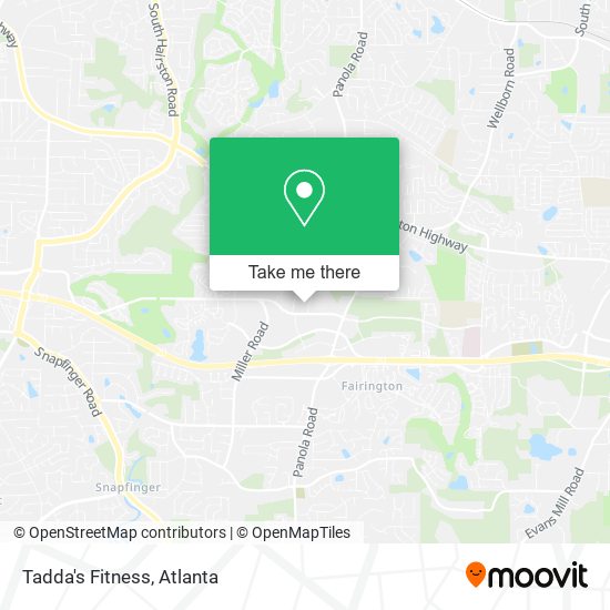 Tadda's Fitness map