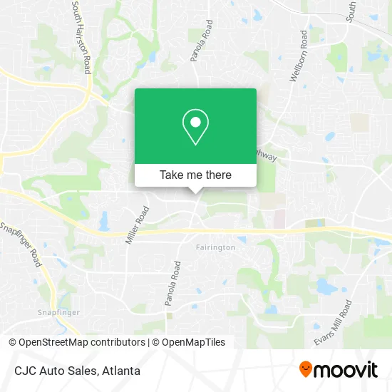 CJC Auto Sales map