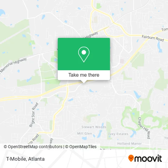 T-Mobile map