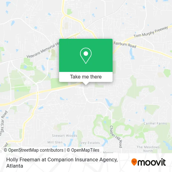 Holly Freeman at Comparion Insurance Agency map