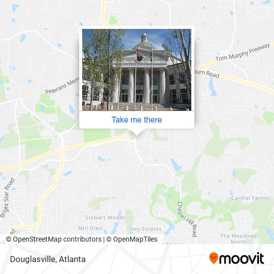 Douglasville map