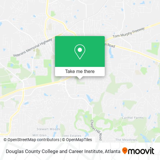 Mapa de Douglas County College and Career Institute