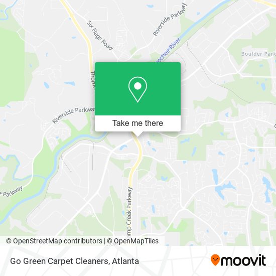 Go Green Carpet Cleaners map