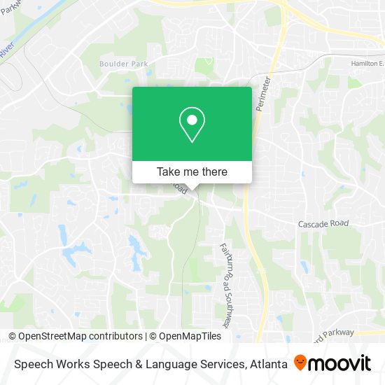 Speech Works Speech & Language Services map