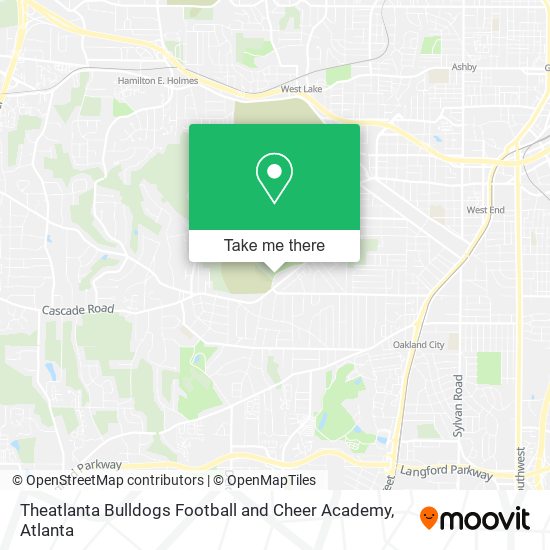 Mapa de Theatlanta Bulldogs Football and Cheer Academy