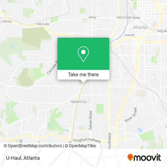 Mapa de U-Haul