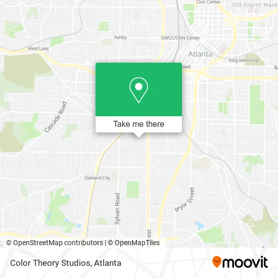 Color Theory Studios map