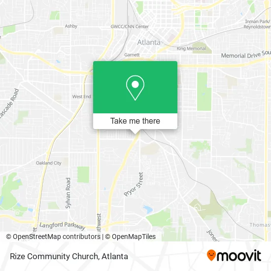 Rize Community Church map