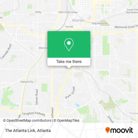 The Atlanta Link map