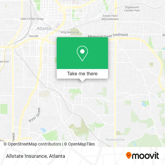 Allstate Insurance map