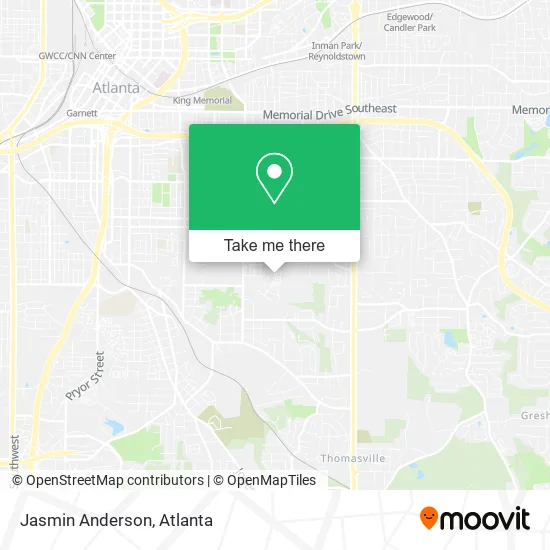 Mapa de Jasmin Anderson