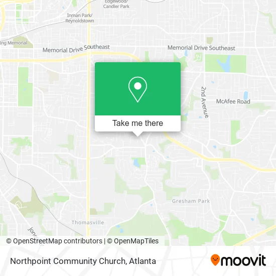 Northpoint Community Church map
