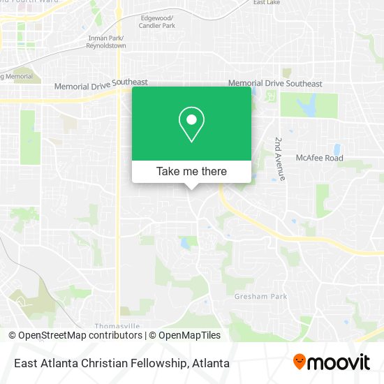 Mapa de East Atlanta Christian Fellowship
