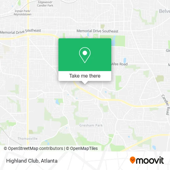 Mapa de Highland Club