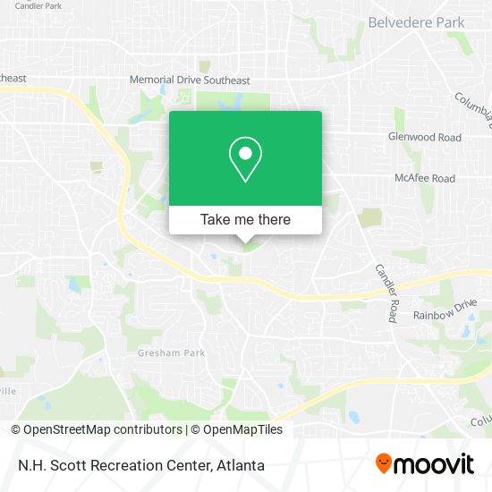Mapa de N.H. Scott Recreation Center