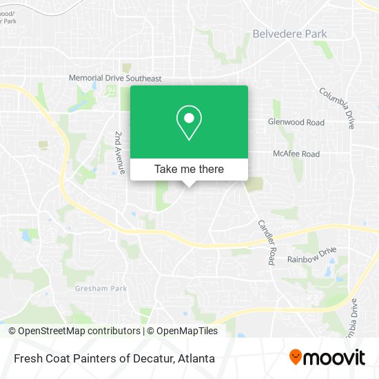 Fresh Coat Painters of Decatur map