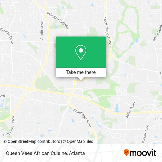 Queen Vees African Cuisine map
