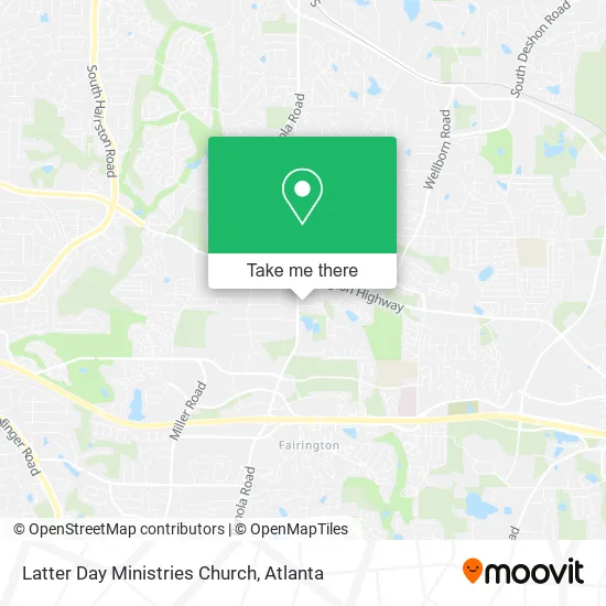 Latter Day Ministries Church map