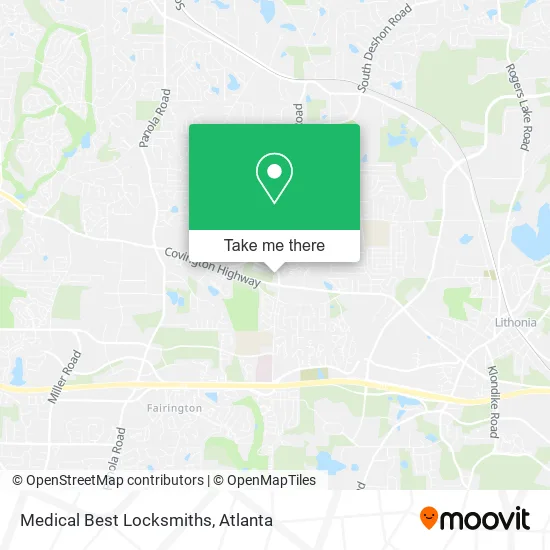 Medical Best Locksmiths map