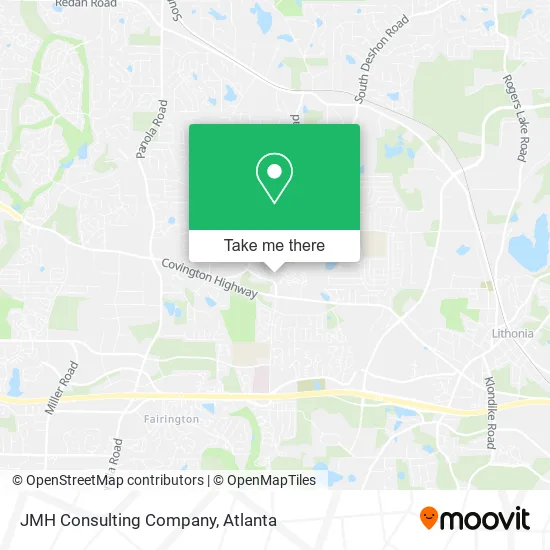 Mapa de JMH Consulting Company