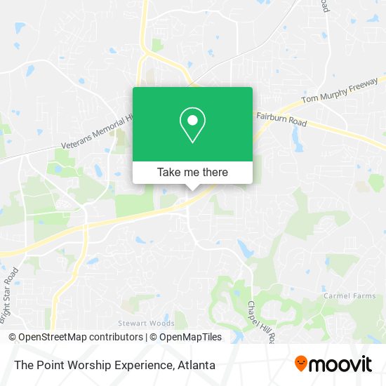 The Point Worship Experience map