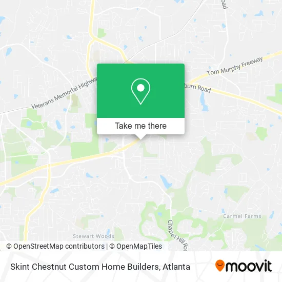 Skint Chestnut Custom Home Builders map