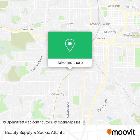 Mapa de Beauty Supply & Socks