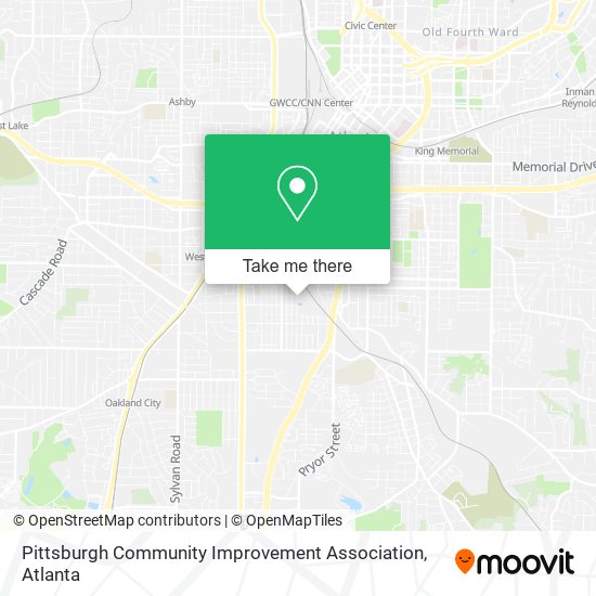 Mapa de Pittsburgh Community Improvement Association
