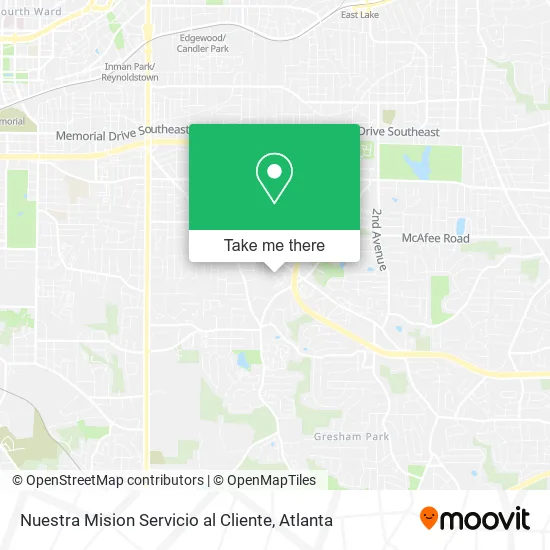 Mapa de Nuestra Mision Servicio al Cliente