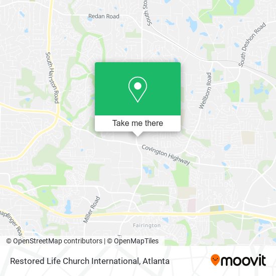 Restored Life Church International map