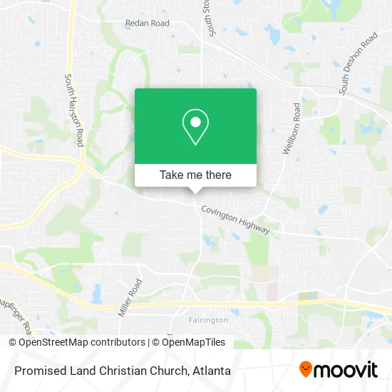 Promised Land Christian Church map