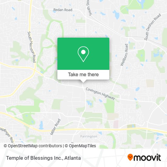 Mapa de Temple of Blessings Inc.