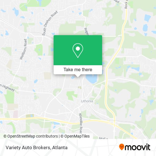 Variety Auto Brokers map