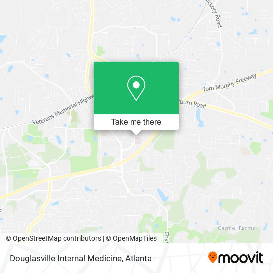 Douglasville Internal Medicine map