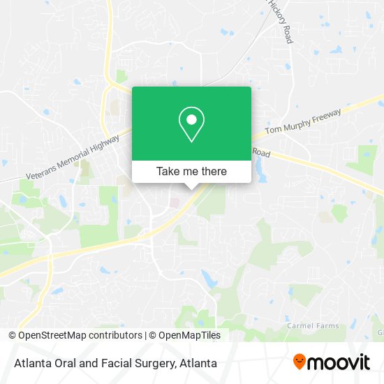 Mapa de Atlanta Oral and Facial Surgery