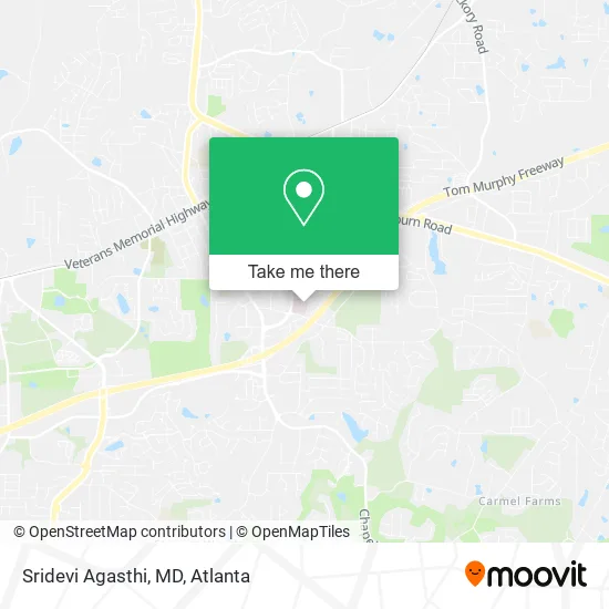 Sridevi Agasthi, MD map