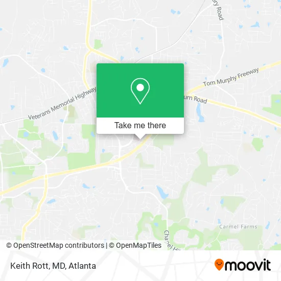 Keith Rott, MD map