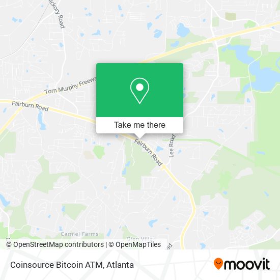 Coinsource Bitcoin ATM map