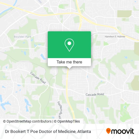 Mapa de Dr Bookert T Poe Doctor of Medicine