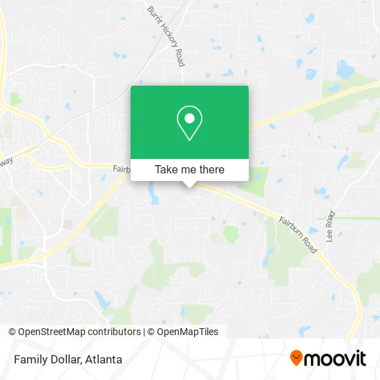 Family Dollar map