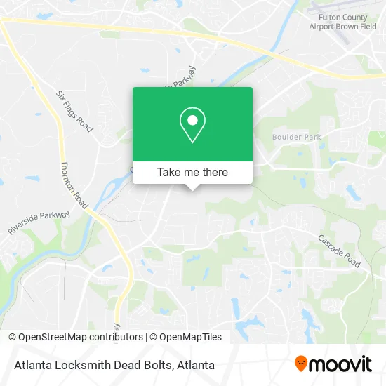 Atlanta Locksmith Dead Bolts map