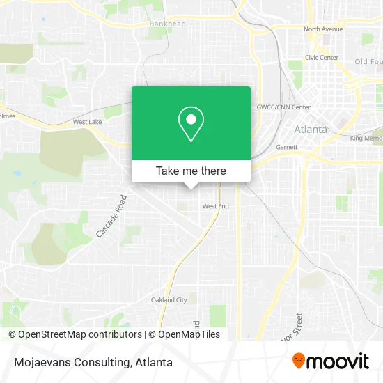 Mojaevans Consulting map