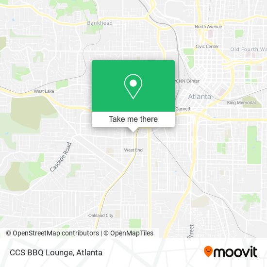 Mapa de CCS BBQ Lounge