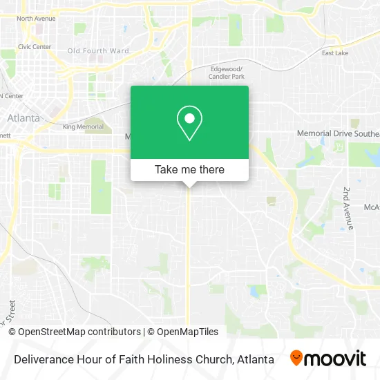 Mapa de Deliverance Hour of Faith Holiness Church