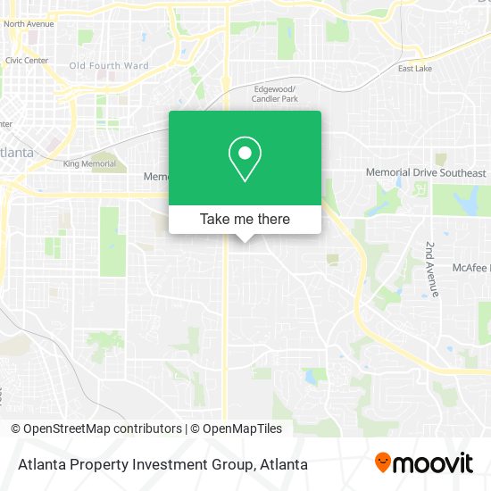 Atlanta Property Investment Group map