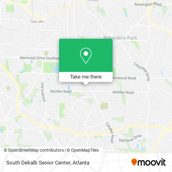 Mapa de South Dekalb Senior Center